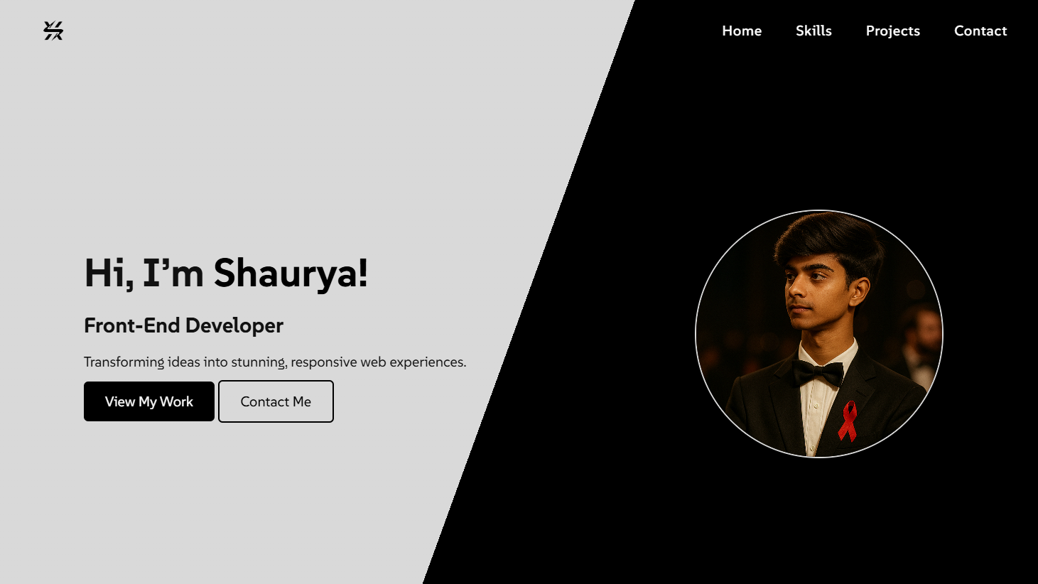 Preview of Shaurya's developer portfolio